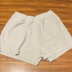 Women's Cream Gymshark Shorts